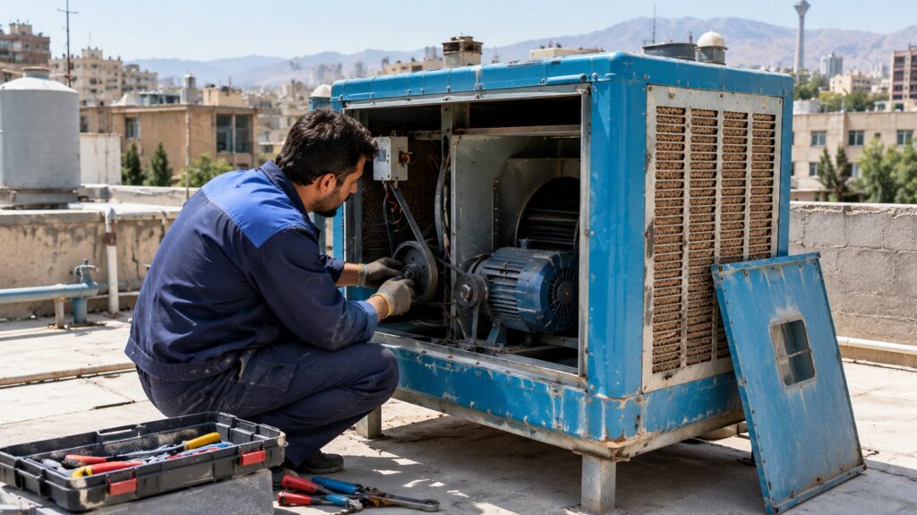 تعمیر کولر آبی شبانه روزی